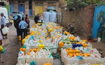 أرقام صادمة تكشف فشل إدارة المياه في تعز