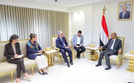 بن بريك يناقش مع سفراء أوروبيين أولويات الحكومة والإصلاحات الهيكلية