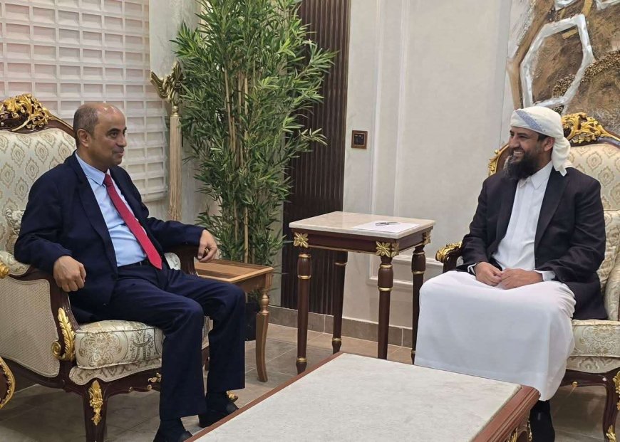 في عدن.. المحرّمي وبن بريك يناقشان إصلاحات الاقتصاد وتأمين استمرارية الكهرباء