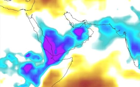 خبير مناخ يحذر: سيول محتملة وأمطار قياسية قد تضرب حضرموت منتصف الشهر