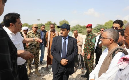 محافظ حضرموت يوجه بحفر ثلاثة آبار جديدة في حقل الشروج لتحسين إمدادات المياه