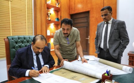 محافظ حضرموت يعلن اعتماد مخطط مدينة الراشد السكنية الخيرية بالشحر