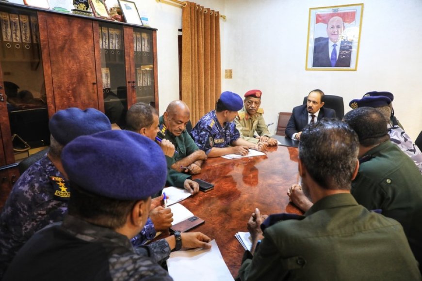 لحظة بلحظة.. أبرز ما قاله بن المحافظ ماضي في اجتماعه مع القيادات الأمنية اليوم 