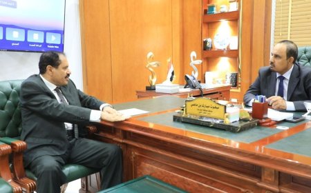 محافظ حضرموت يطلع على مشاريع مديرية ساه قيد التنفيذ والمشاريع القادمة