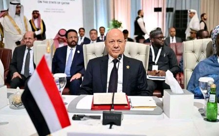 العليمي يصرح بشأن الاعتداءات الإسرائيلية على اليمن