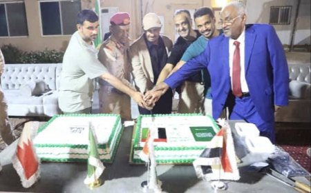 محافظ حضرموت يشارك قيادة التحالف السعودي احتفالات اليوم الوطني الـ95 ويؤكد وحدة المصير المشترك