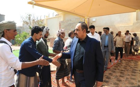 محافظ حضرموت يعزّي بوفاة المساعد ثاني في النخبة الحضرمية سعيد باصريح