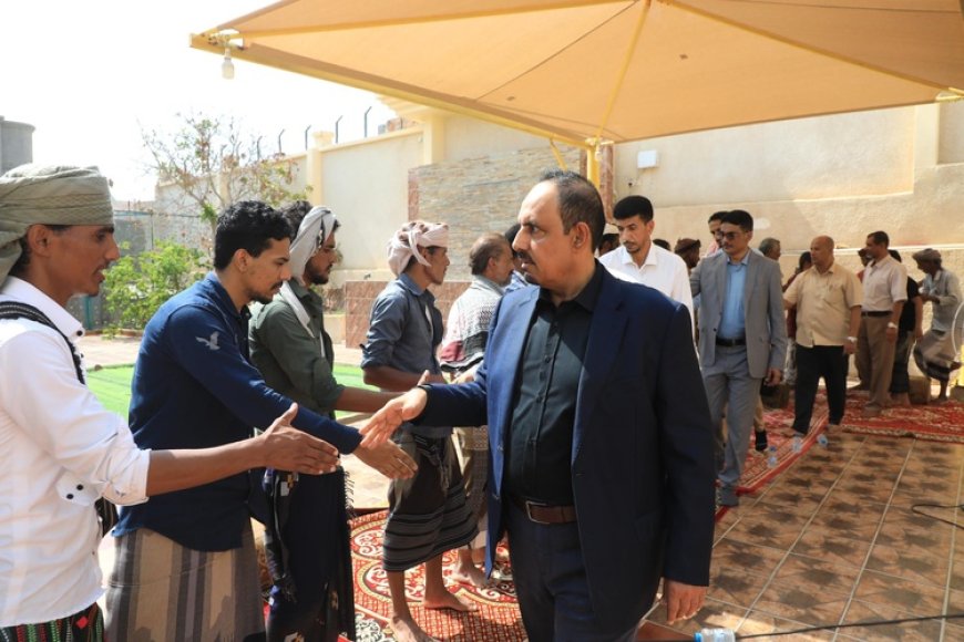 محافظ حضرموت يعزّي بوفاة المساعد ثاني في النخبة الحضرمية سعيد باصريح