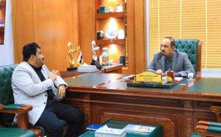 بن ماضي يؤكد خلال لقائه مدير المؤسسة العامة للاتصالات على صيانة الأبراج القديمة وتركيب أجهزة حديثة