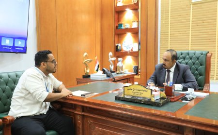 بنسبة 93 % من إنجاز مشروع مركز صادرات الأسماك بالمكلا.. بن ماضي يشيد بدعم الـ UNDP