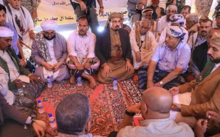 برعاية المحافظ بن ماضي.. تحكيم قبلي ينهي قضية مقتل أبناء آل طالب بوادي بن علي