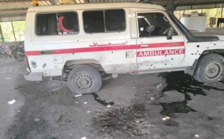 الضالع.. مقتل مسعف وإصابة آخرين في قصف حوثي استهدف سيارات إسعاف