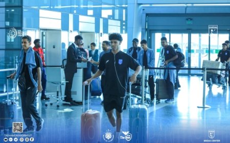 تضامن حضرموت يغادر إلى مسقط استعدادًا لمواجهة النهضة العُماني في دوري أبطال الخليج