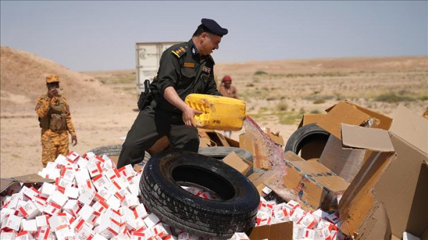 نيابة المهرة تتلف أدوية مهربة ومضبوطات محظورة تنفيذاً لأحكام قضائية