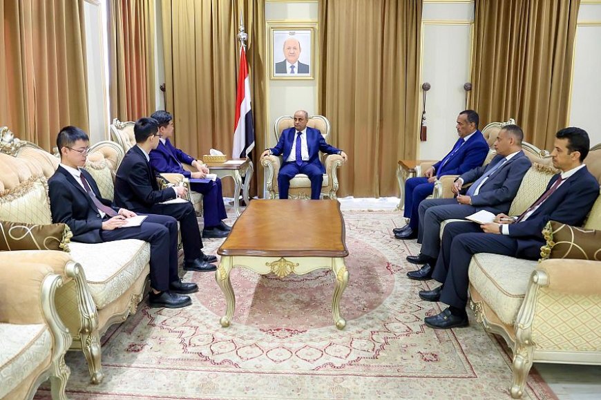 بن بريك يدعو الشركات الصينية للاستثمار في اليمن ويؤكد استعداد الحكومة لتقديم التسهيلات