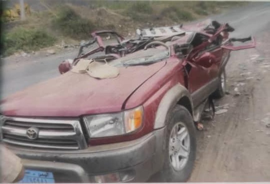 خمسة قتلى وخمسة جرحى في حادث مروع بمنطقة البريقة بعدن