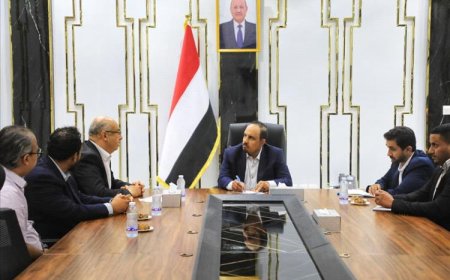 بن ماضي يلتقي وفد اليونيسكو لبحث خطة الحفاظ على الموروث الثقافي في حضرموت