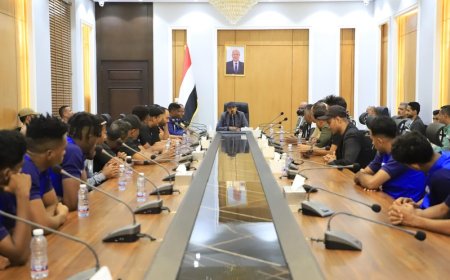 محافظ حضرموت يكرم بعثة نادي التضامن ويثني على أدائهم المشرّف في البطولة الخليجية