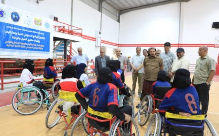 بن ماضي يطلع على جاهزية منتخب المعاقات لكرة السلة استعداداً لبطولة الجمهورية