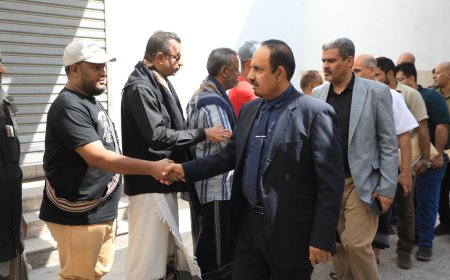 وفاة الرائد التربوي أحمد باحبارة ومحافظ حضرموت يواسي أسرته