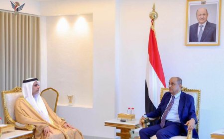 بن بريك يستقبل السفير الإماراتي ويؤكد انطلاق إصلاحات جذرية في قطاع الطاقة