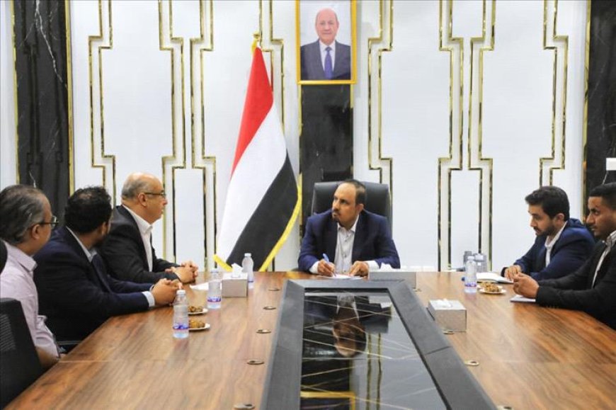 بن ماضي يلتقي وفد اليونيسكو لبحث خطة الحفاظ على الموروث الثقافي في حضرموت