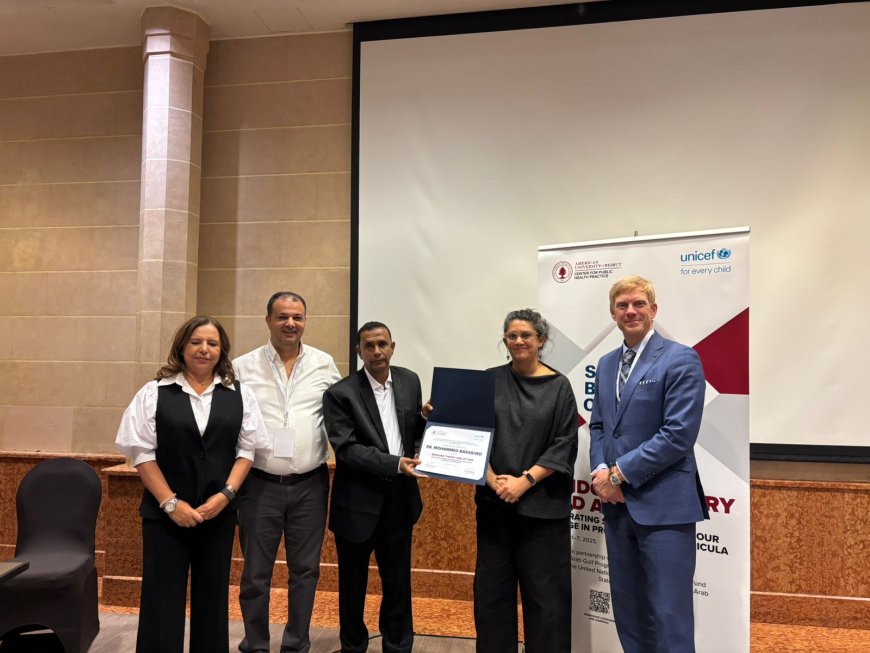 وفد جامعة حضرموت يشارك في ختام ورشة (التغيير السلوكي والاجتماعي) بعمان