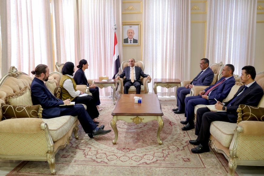 خلال لقائه السفيرة البريطانية.. بن بريك يشدد على أهمية ضبط العلاقة بين المركز والسلطات المحلية