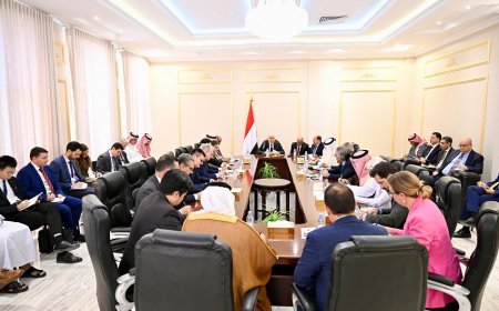 رئيس مجلس القيادة يضع سفراء الدول الراعية أمام مسؤولياتهم تجاه تطورات المحافظات الشرقية