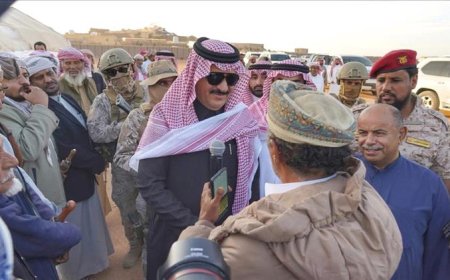 الوفد السعودي يلتقي مشايخ ووجهاء وأعيان الوادي والصحراء