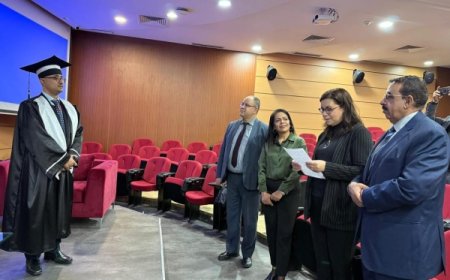 الباحث عمر الشميري ينال درجة الماجستير من الجامعة المركزية هونوريس في تونس