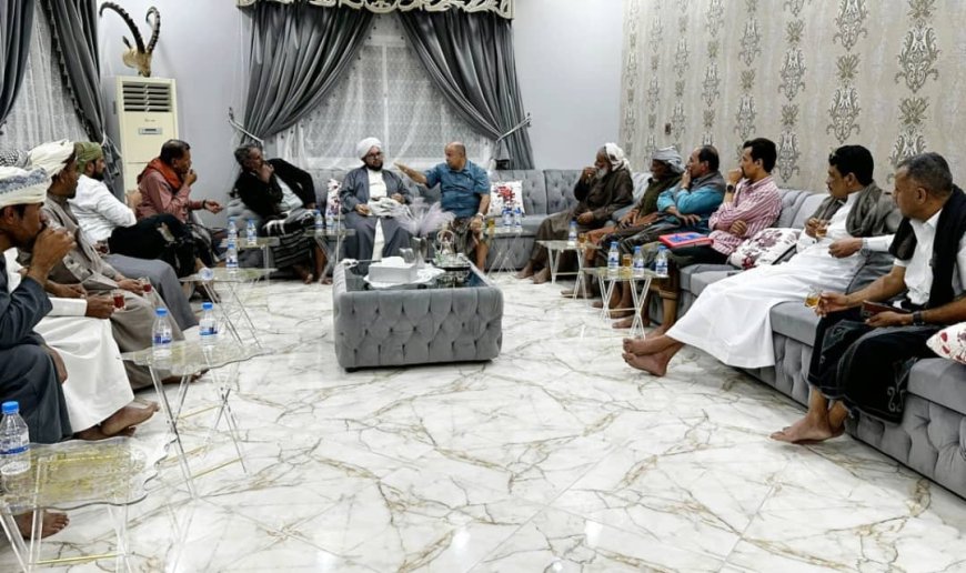 محافظ حضرموت يلتقي لجنة الوساطة ويؤكد ضرورة تغليب المصلحة العامة