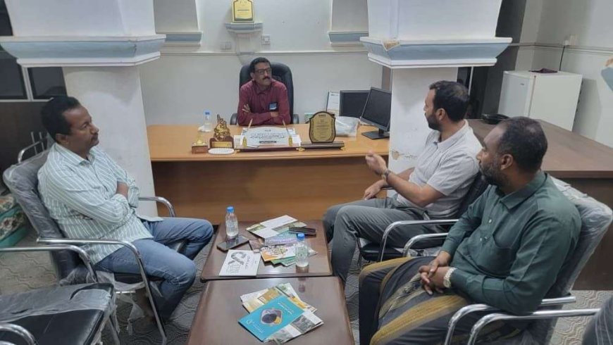 مدير عام تريم يبحث مع منظمة صناع النهضة أولويات الاحتياج لمشاريع الصمود