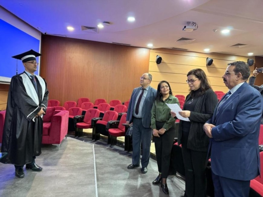 الباحث عمر الشميري ينال درجة الماجستير من الجامعة المركزية هونوريس في تونس