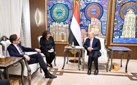 الرئيس العليمي: تبريرات الانتقالي لدخول حضرموت والمهرة مزاعم زائفة