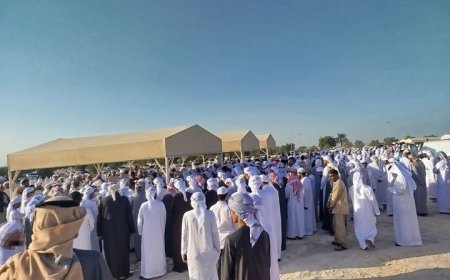 شاهد أول صورة لدفن المناضل علي سالم البيض في مقبرة بني ياس بأبوظبي