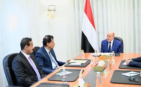الرئيس العليمي يعلن مرحلة واعدة من المشاريع الإنمائية في المهرة وشبوة
