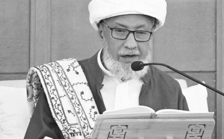 وفاة العلامة عمر بن حامد الجيلاني مفتي الشافعية أثناء رحلة دعوية