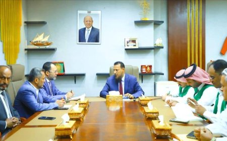 في خطوة لافتة.. صورة العليمي تعود إلى عدن خلال لقاء رسمي مع وفد سعودي