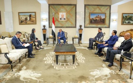 عضو مجلس القيادة الرئاسي الخنبشي يستعرض رؤية حضرموت التنموية أمام السفيرة الفرنسية