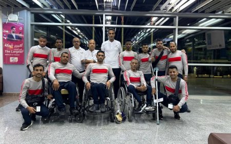 المنتخب الوطني اليمني لكرة السلة على الكراسي المتحركة يصل الكويت