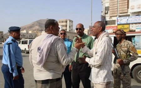 استعدادات مرورية مبكرة في المكلا مع اقتراب شهر رمضان