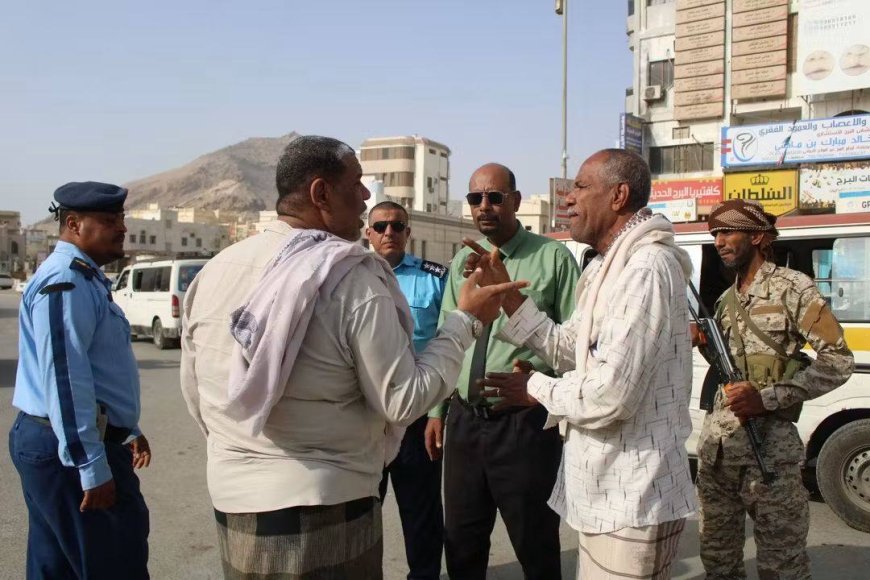 استعدادات مرورية مبكرة في المكلا مع اقتراب شهر رمضان استعدادات مرورية مبكرة في المكلا مع اقتراب شهر رمضان