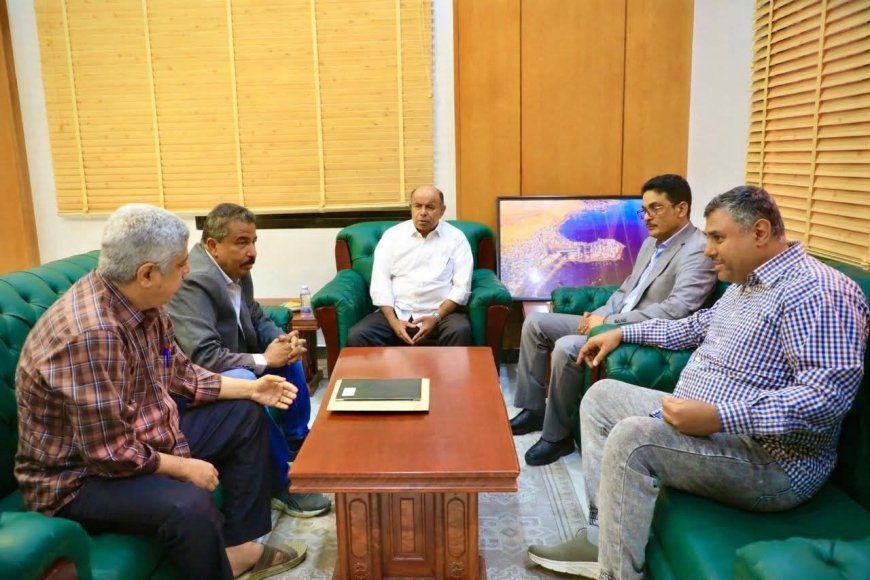 محافظ حضرموت يؤكد دعم السلطة المحلية لاستمرار دور شركة بترومسيلة