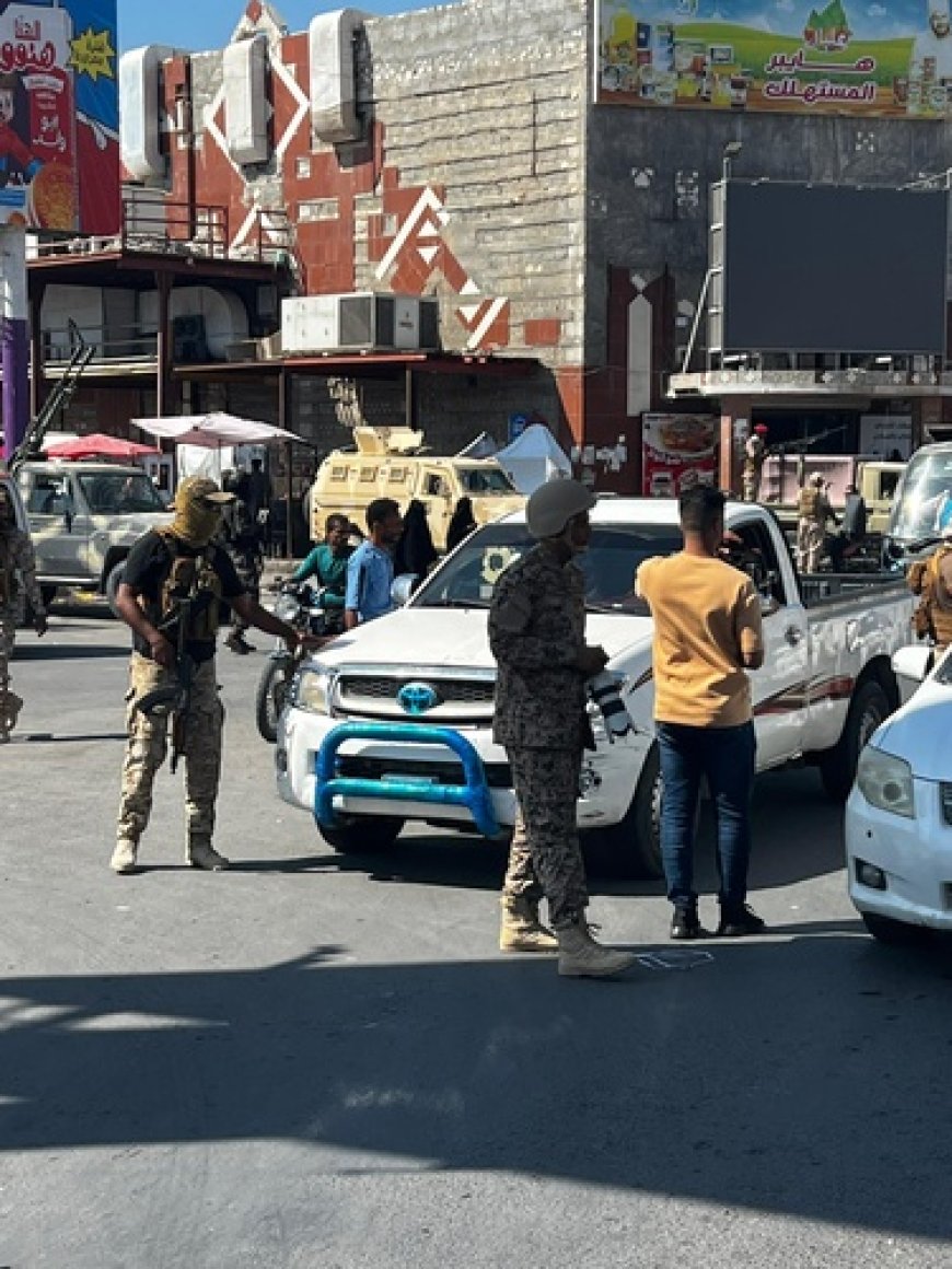 درع الوطن تبدأ تنفيذ قرار منع حيازة السلاح في شوارع وأحياء المكلا