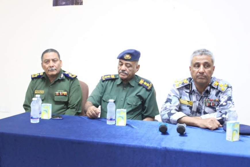 الجابري يعقد لقاء موسعاً بالقيادات والضباط لوضع الخطة الأمنية خلال المرحلة المقبلة