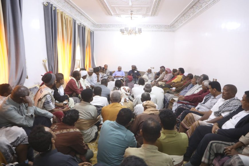 بن حبريش يؤكد ضرورة توحيد الصف الحضرمي لمواجهة الاستحقاقات السياسية المقبلة