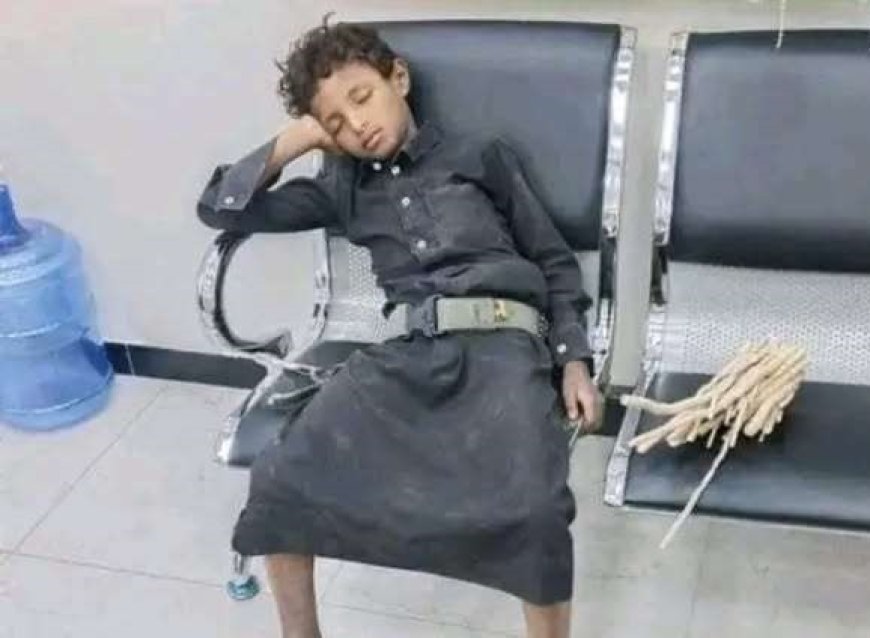 صورة تبرز واقع الطفولة والعمل في اليمن