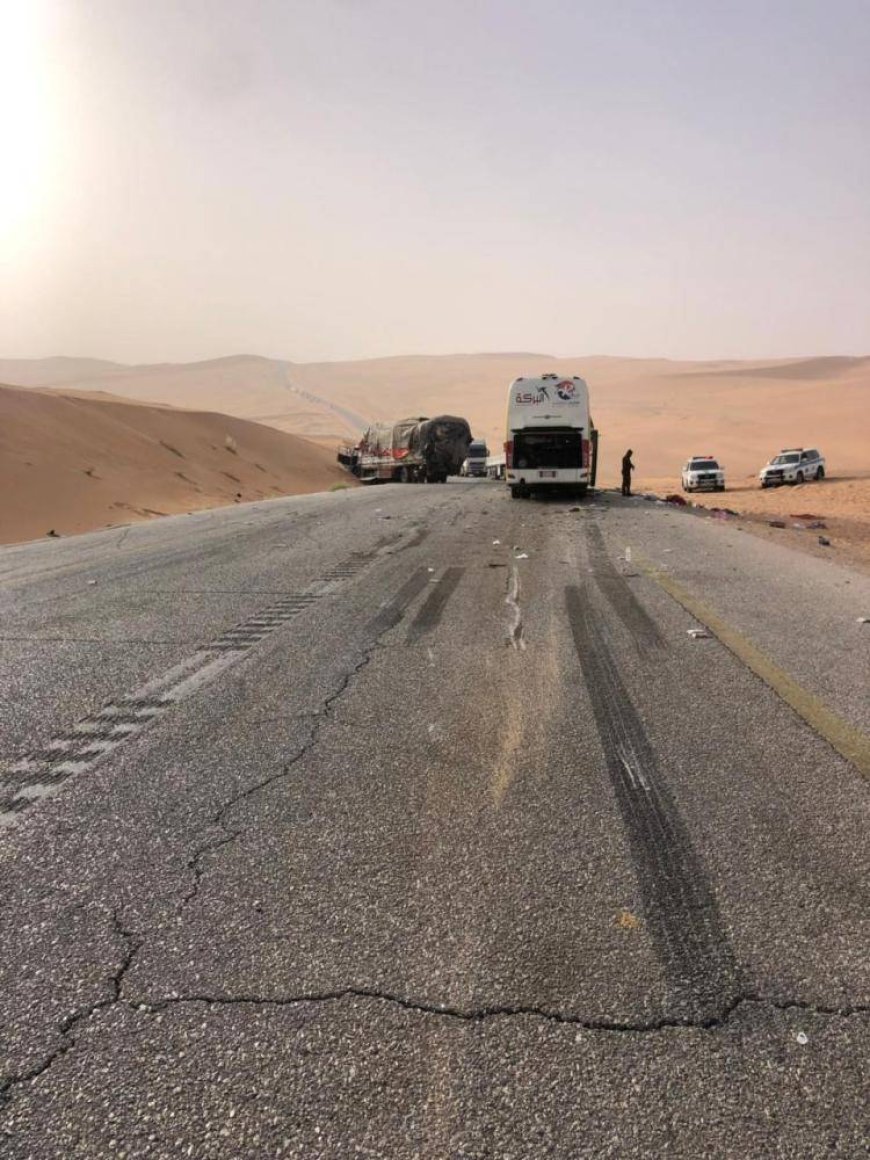 وفاة 4 يمنيين في حادث سير أثناء توجههم للعمرة