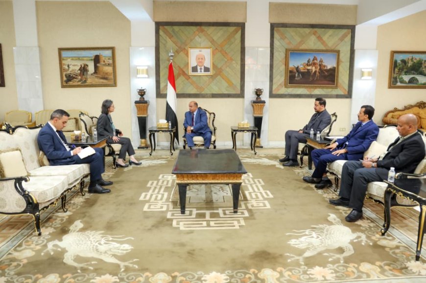 عضو مجلس القيادة الرئاسي الخنبشي يستعرض رؤية حضرموت التنموية أمام السفيرة الفرنسية